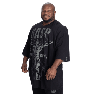 GASP GK Slub Iron Tee - Washed Black - Urban Gym Wear