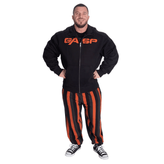 GASP Gym Pant - Flame/Grey/Black - Urban Gym Wear