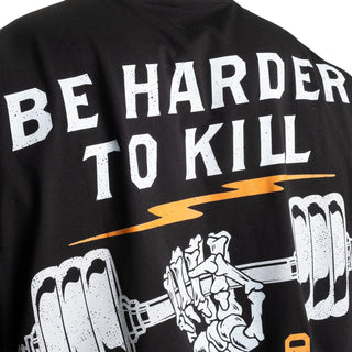 GASP Harder To Kill Iron Tee - Black - Urban Gym Wear