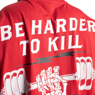 GASP Harder To Kill Iron Tee - Chilli Red - Urban Gym Wear