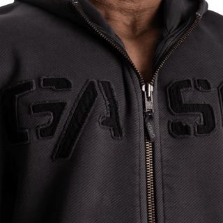 GASP Heavy Classic Hoodie - Washed Black - Urban Gym Wear