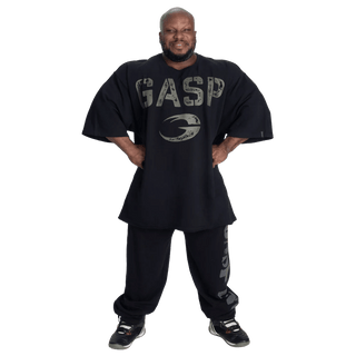 GASP Heavyweight Iron Tee - Black - Urban Gym Wear