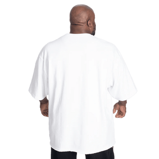 GASP Heavyweight Iron Tee - White/Red - Urban Gym Wear