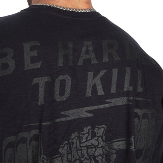 GASP HTK Slub Iron Tee - Washed Black - Urban Gym Wear