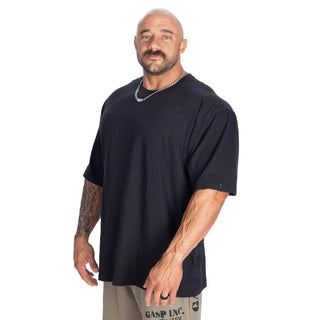 GASP HTK Slub Iron Tee - Washed Black - Urban Gym Wear