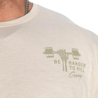 GASP HTK Slub Iron Tee - Washed Desert - Urban Gym Wear