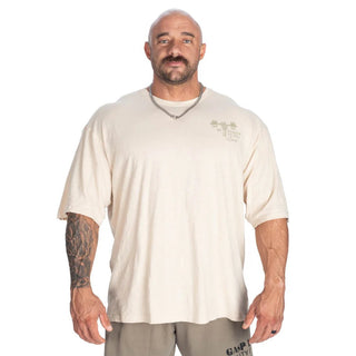 GASP HTK Slub Iron Tee - Washed Desert - Urban Gym Wear