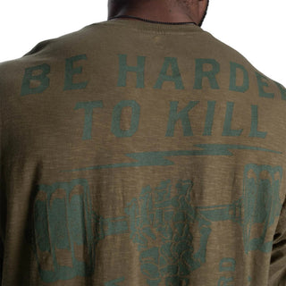 GASP HTK Slub Iron Tee - Washed Green - Urban Gym Wear