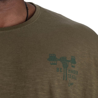 GASP HTK Slub Iron Tee - Washed Green - Urban Gym Wear