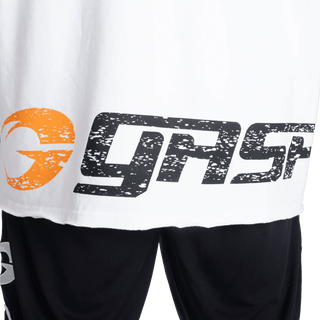 GASP HW Iron Tee - White - Urban Gym Wear