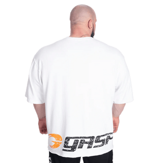 GASP HW Iron Tee - White - Urban Gym Wear