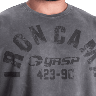 GASP IC Iron Tee - Washed Black - Urban Gym Wear