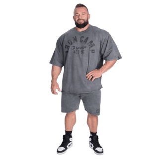 GASP IC Iron Tee - Washed Black - Urban Gym Wear