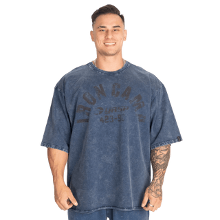 GASP IC Iron Tee - Washed Blue - Urban Gym Wear