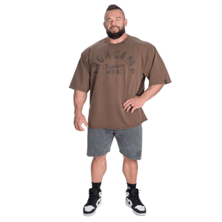 GASP IC Iron Tee - Washed Timber - Urban Gym Wear