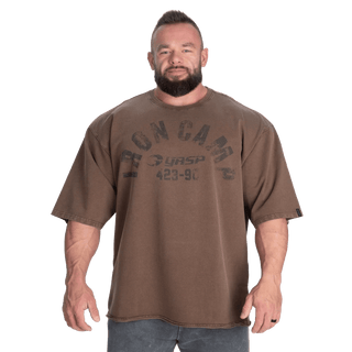 GASP IC Iron Tee - Washed Timber - Urban Gym Wear