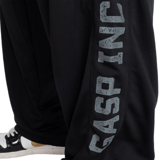 GASP Inc Mesh Pants - Black/Red - Urban Gym Wear