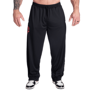 GASP Inc Mesh Pants - Black/Red - Urban Gym Wear