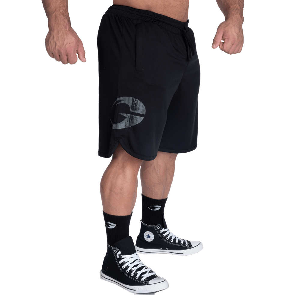 GASP Inc Mesh Shorts - Black/Grey - Urban Gym Wear