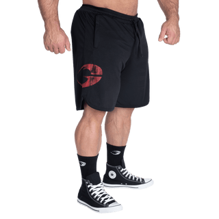 GASP Inc Mesh Shorts - Black/Red - Urban Gym Wear