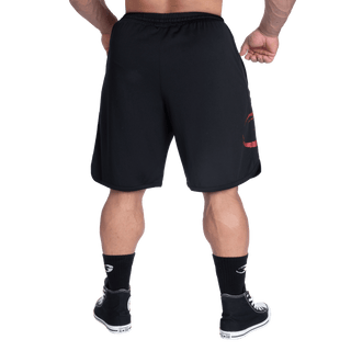 GASP Inc Mesh Shorts - Black/Red - Urban Gym Wear