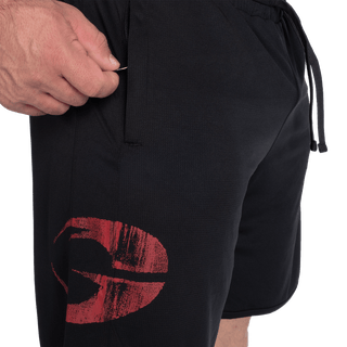GASP Inc Mesh Shorts - Black/Red - Urban Gym Wear