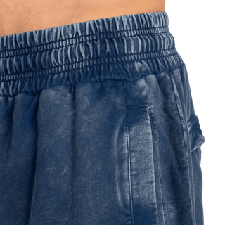 GASP Iron Camp Baggy Pants - Washed Blue - Urban Gym Wear