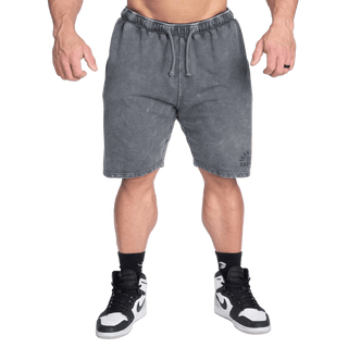 GASP Iron Camp Dynamic Shorts - Washed Black - Urban Gym Wear