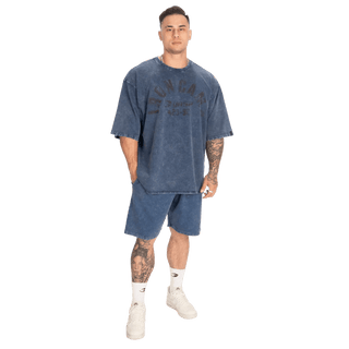 GASP Iron Camp Dynamic Shorts - Washed Blue - Urban Gym Wear