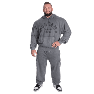 GASP Iron Camp Hood Sweater - Washed Black - Urban Gym Wear