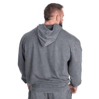 GASP Iron Camp Hood Sweater - Washed Black - Urban Gym Wear
