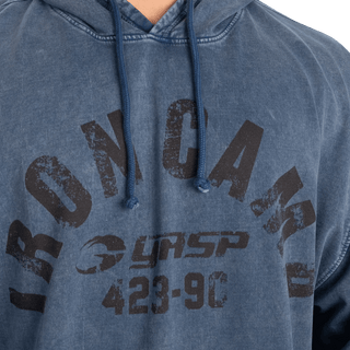 GASP Iron Camp Hood Sweater - Washed Blue - Urban Gym Wear