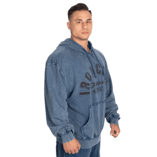 GASP Iron Camp Hood Sweater - Washed Blue - Urban Gym Wear