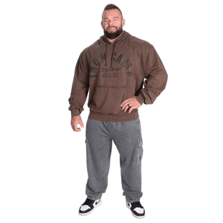 GASP Iron Camp Hood Sweater - Washed Timber - Urban Gym Wear