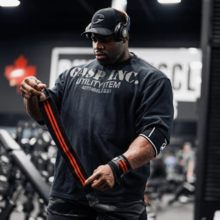 GASP Iron Thermal Tee - Asphalt - Urban Gym Wear