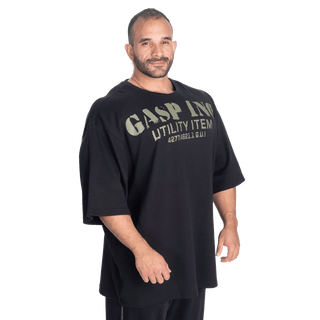 GASP Iron Thermal Tee - Black/Green - Urban Gym Wear