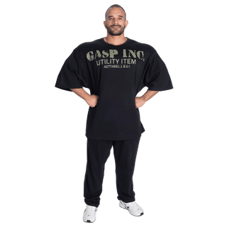 GASP Iron Thermal Tee - Black/Green - Urban Gym Wear