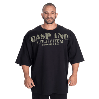 GASP Iron Thermal Tee - Black/Green - Urban Gym Wear