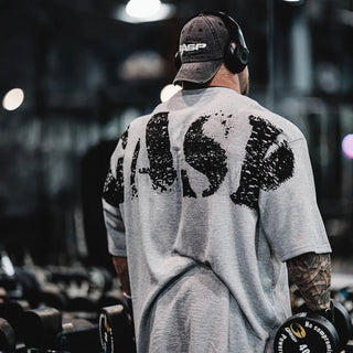 GASP Iron Thermal Tee - Grey Melange - Urban Gym Wear