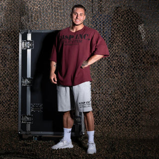 GASP Iron Thermal Tee - Maroon - Urban Gym Wear