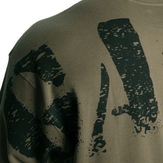 GASP Iron Thermal Tee - Washed Green - Urban Gym Wear