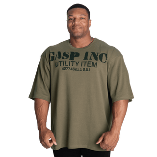 GASP Iron Thermal Tee - Washed Green - Urban Gym Wear