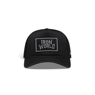 GASP Iron World High Crown Foam Cap - Black - Urban Gym Wear