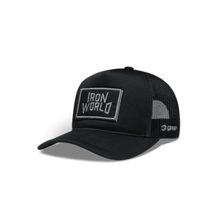 GASP Iron World High Crown Foam Cap - Black - Urban Gym Wear