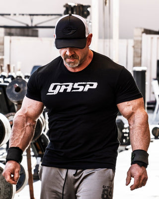 GASP Legacy Gym Tee - Black/White - Urban Gym Wear