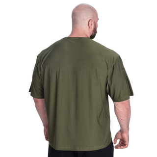 GASP Mesh Iron Tee - Green/Flame - Urban Gym Wear