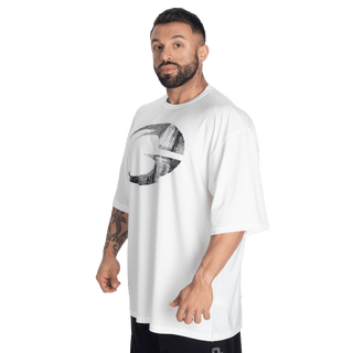 GASP Mesh Iron Tee - White - Urban Gym Wear