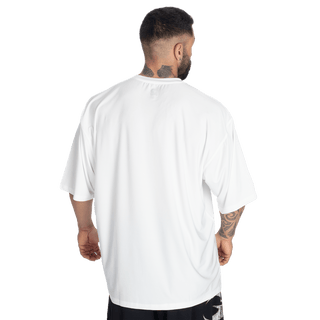 GASP Mesh Iron Tee - White - Urban Gym Wear