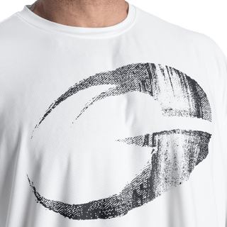 GASP Mesh Iron Tee - White - Urban Gym Wear