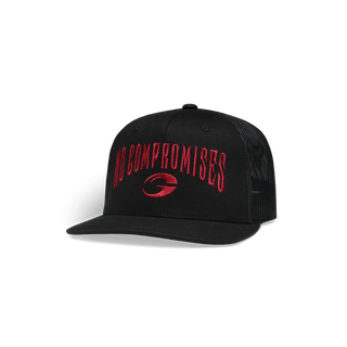 GASP NC Flatbrim Mesh Cap - Black/Red - Urban Gym Wear